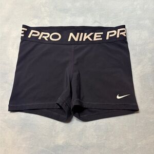 Navy Nike Pro Shorts